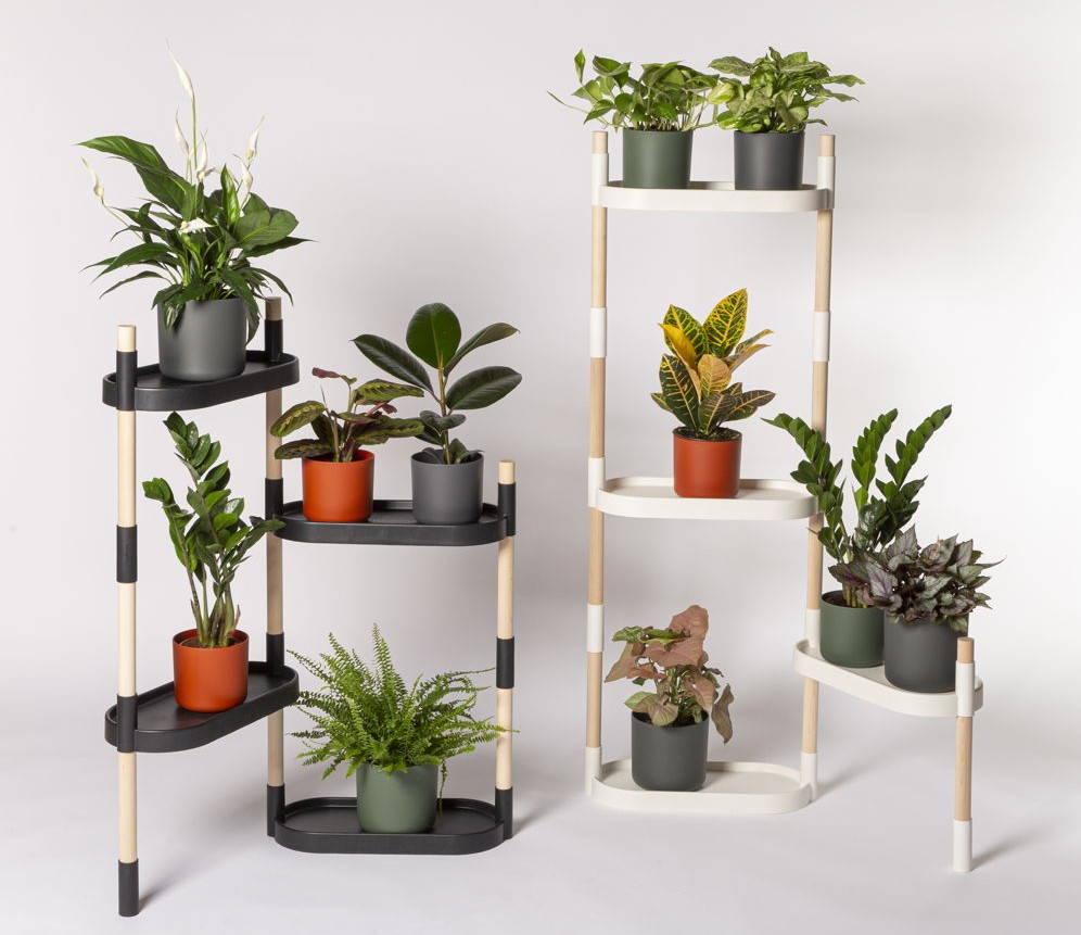 Plant shelves with self-watering | CitySens